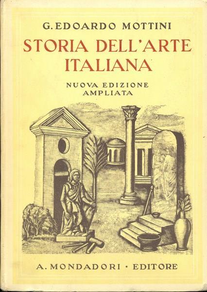 Storia dell'arte italiana - Edoardo Mottini - copertina