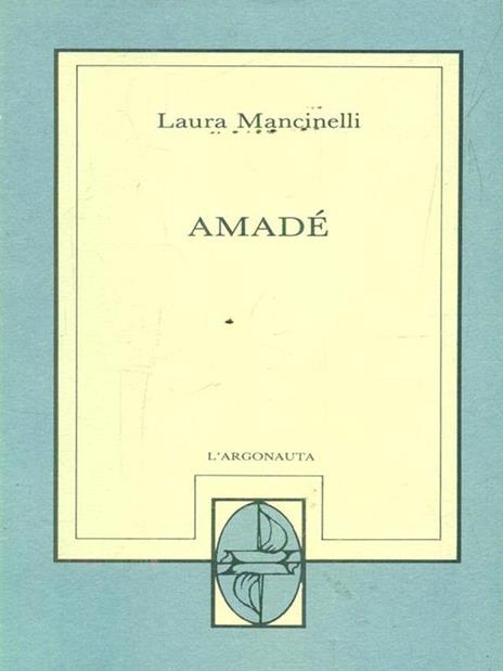 Amadé - Laura Mancinelli - copertina