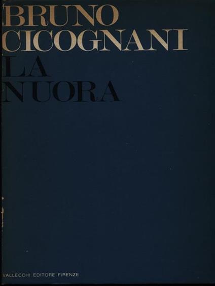 La nuora - Bruno Cicognani - copertina