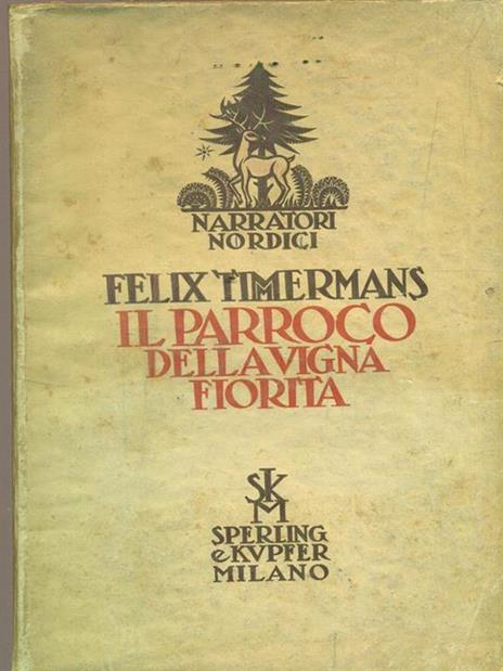Il parroco della vigna fiorita - Felix Timermans - copertina
