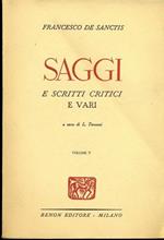 Saggi e scritti critici vari