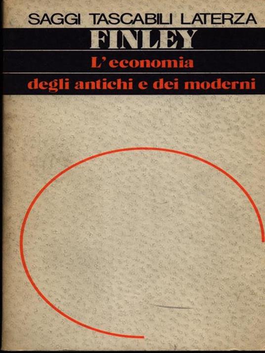 L' economia degli antichi e dei moderni - Moses I. Finley - copertina