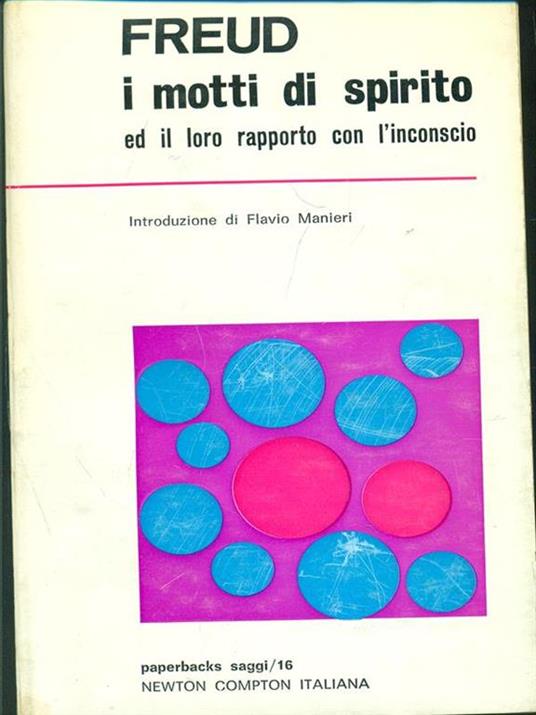 I motti di spirito - Sigmund Freud - copertina