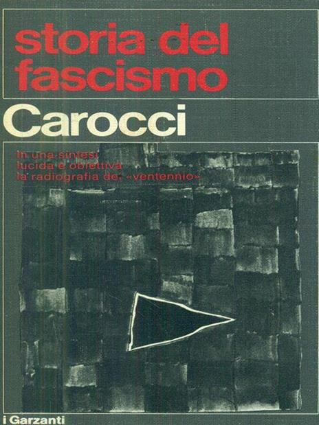 Storia del fascismo - Giampiero Carocci - copertina