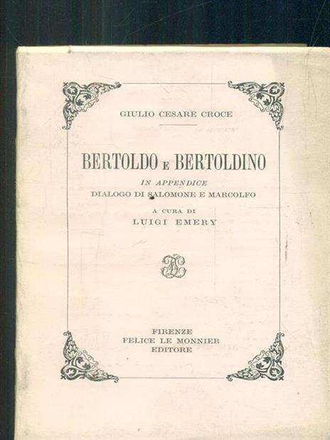 Bertoldo e Bertoldino - copertina