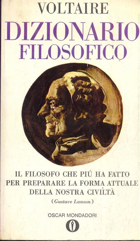 Dizionario filosofico - Voltaire - copertina