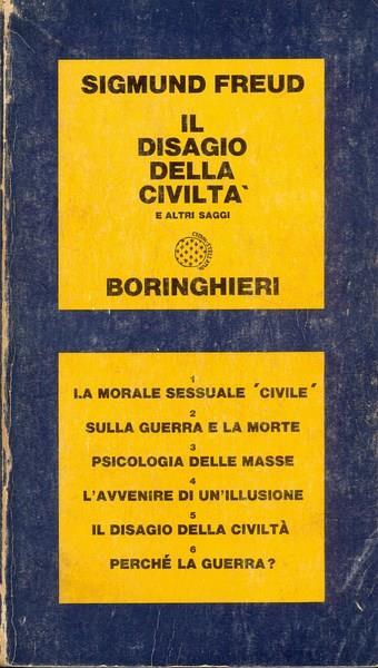 Disagio della civiltà - Sigmund Freud - copertina