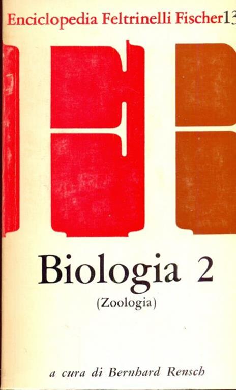 Biologia 2 - Bernhard Rensch - copertina