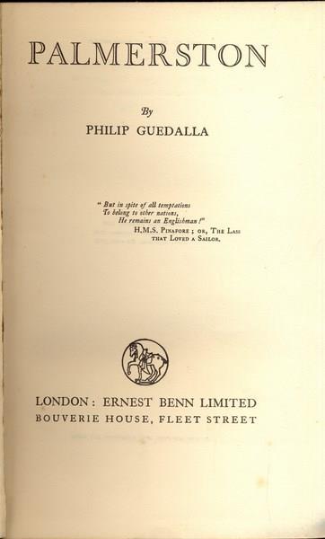 Palmesrston. In lingua inglese - Philip Guedalla - 7