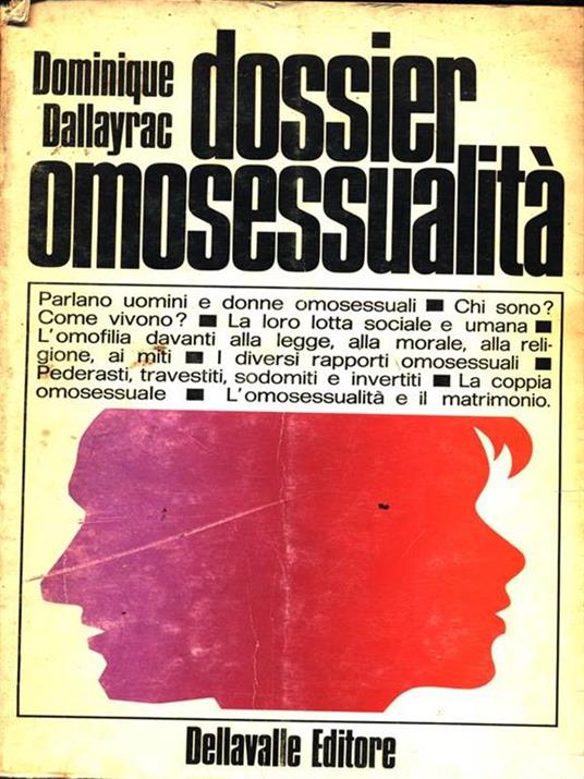 Dossier Omosessualità - Dominique Dallayrac - copertina