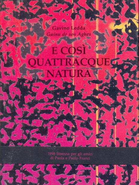 E così quattracque natura - Gavino Ledda - 3