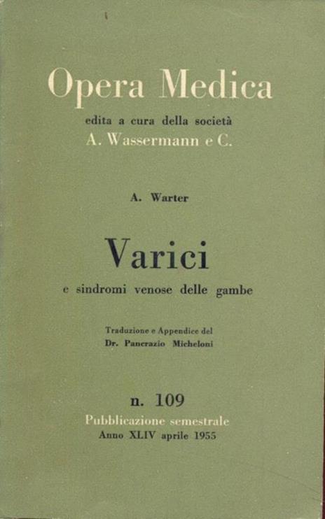 Varici - Warter A. - copertina