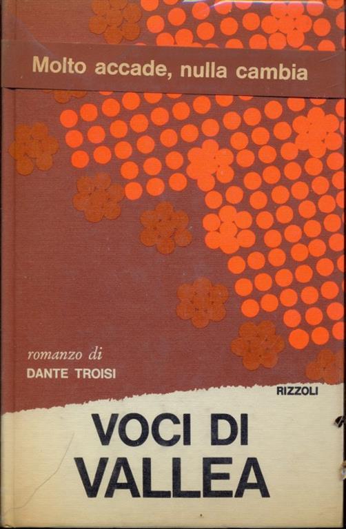 Voci di Vallea - Dante Troisi - copertina