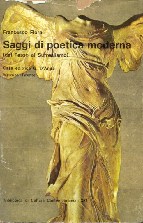 Saggi di poetica moderna - Francesco Flora - copertina