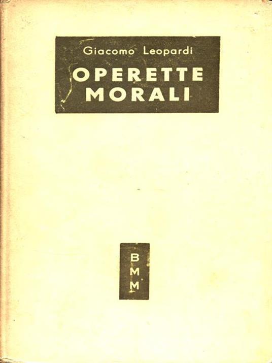 Operette morali - Giacomo Leopardi - 3