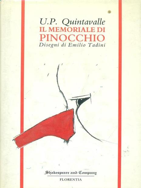 Il memoriale di Pinocchio - Uberto P. Quintavalle - copertina