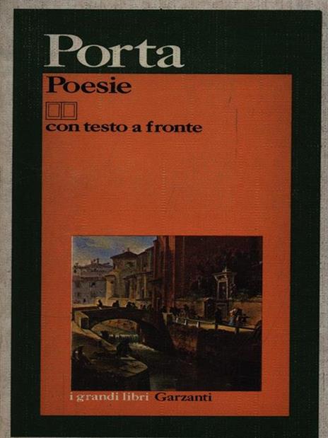 Poesie. con testo in dialetto milanese a fronte - Carlo Porta - copertina