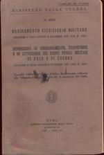 Disposizioni di coordinamento, transitorie e di attuazione dei codici penali militari di pace e di guerra