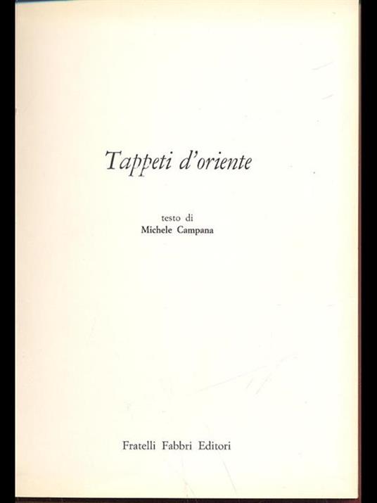 Tappeti d'oriente - Michele Campana - 8