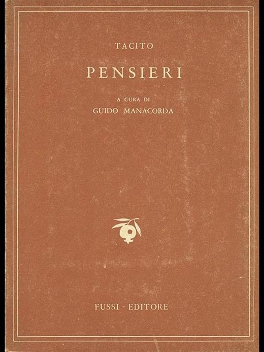 Pensieri - P. Cornelio Tacito - 4