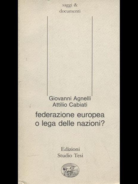 Federazione Europea o Lega delle Nazioni - 7