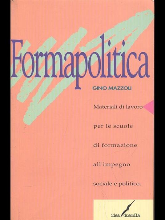 Formapolitica - Giancarlo Mazzoli - copertina