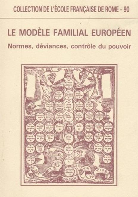 Le modéle familial européen. Normes, Déviances, Contrôle du Pouvoir - 8