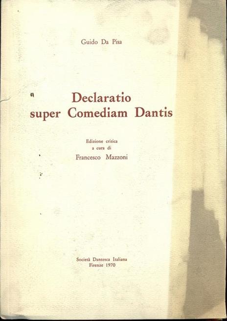 Declaratio super Comediam Dantis - Guido Da Verona - 3
