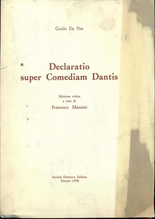 Declaratio super Comediam Dantis - Guido Da Verona - 9