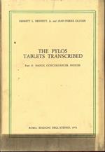 The Pylos Tablets transcribed. Part II: Hands, Concordances, Indices