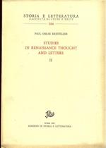 Studies in Renaissance thought and letters