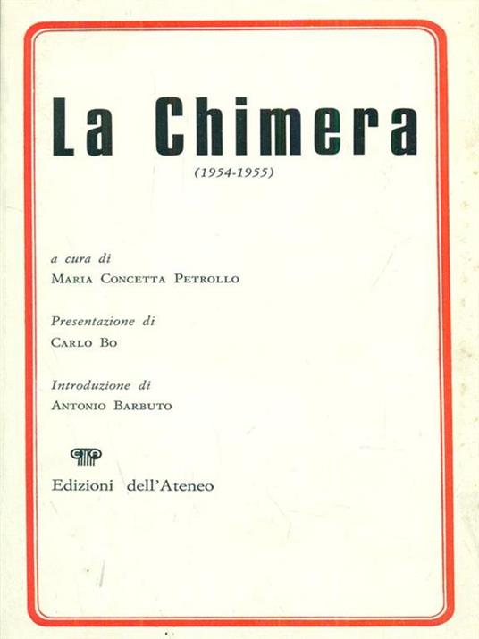 La Chimera 1954-1955 - 2