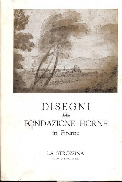 Disegni della fondazione Horne di Firenze - copertina
