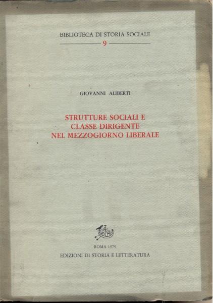 Strutture sociali e classe dirigente nel Mezzogiorno liberale - Giovanni Aliberti - 10