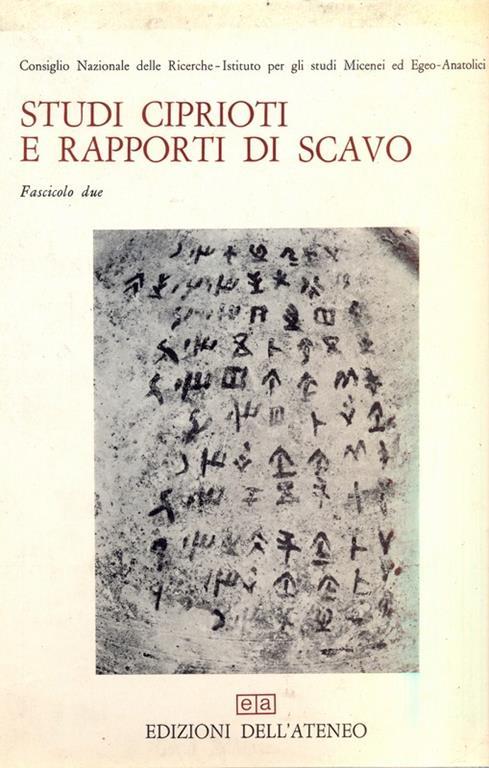 Studi ciprioti e rapporti di scavo. Fascicolo secondo - 11