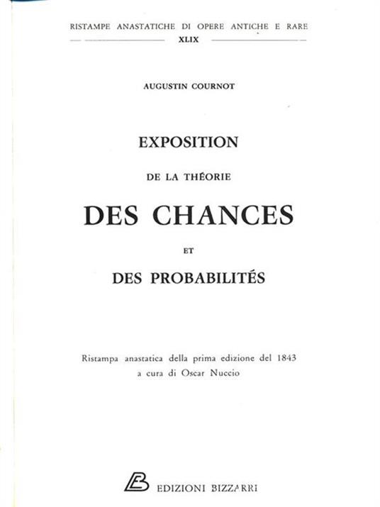 Exposition de la théorie des chanceset des probabilités - 3