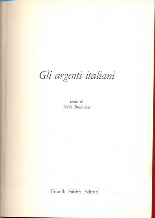 Gli argenti italiani - Nada Boschian - 10