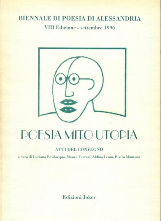 Poesia mito utopia - copertina