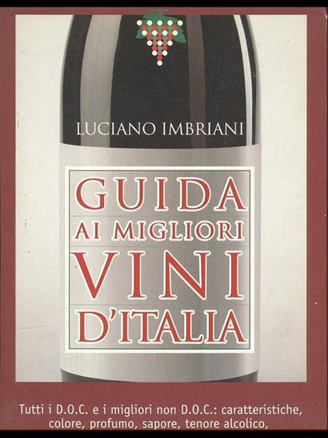 Guida ai migliori vini d'Italia - Luciano Imbriani - copertina