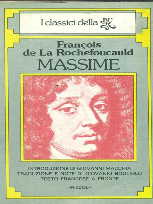 Massime - François de La Rochefoucauld - copertina