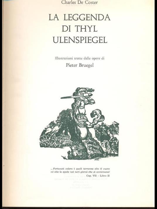 La Leggenda di Thyl Ulenspiegel - copertina