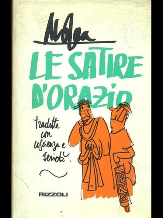 Le satire d'Orazio - Giovanni Mosca - copertina