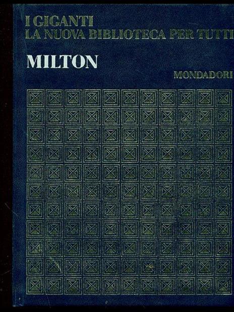 Milton - copertina