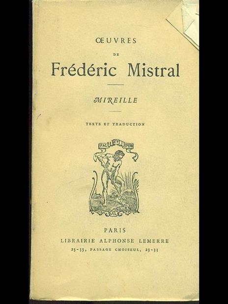 Oeuvres de Frederic Mistral. Mireille - 3
