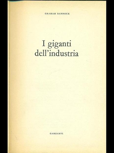 I giganti dell'industria - Graham Bannock - 3