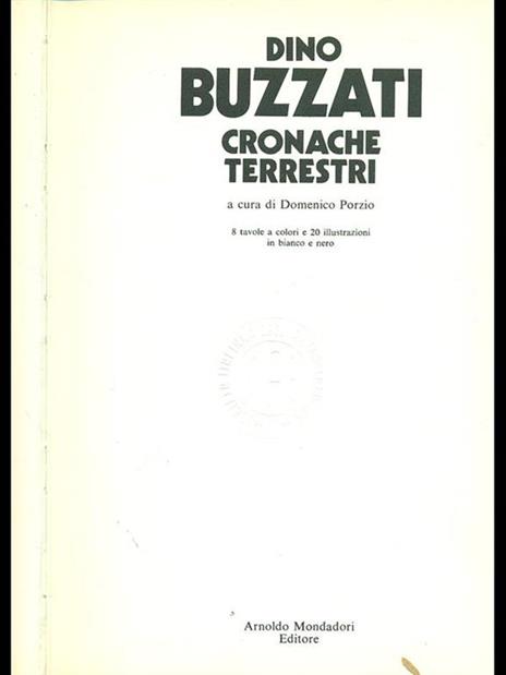 Cronache terrestri - Dino Buzzati - 4