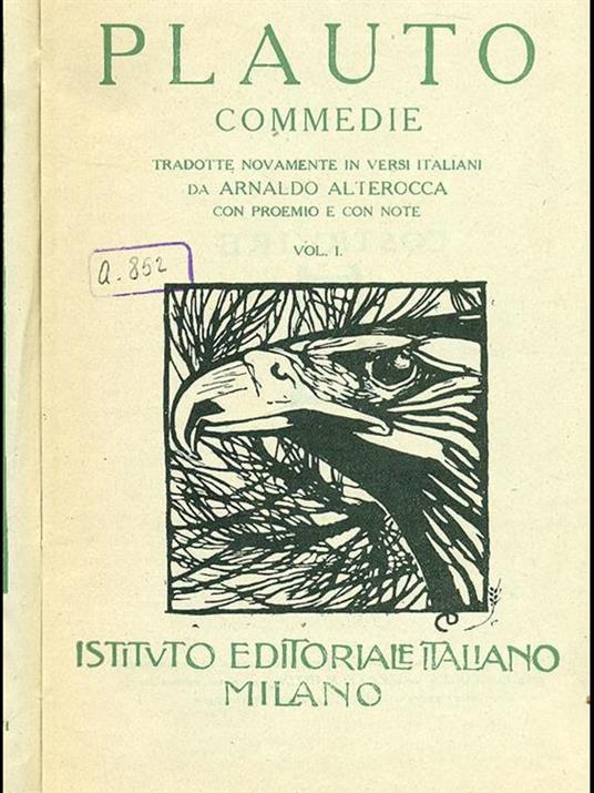 Commedie Vol. 1 - T. Maccio Plauto - 2