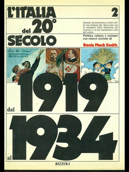 L' Italia del 20 secolo dal 1919 al 1934 - David Smith - 6