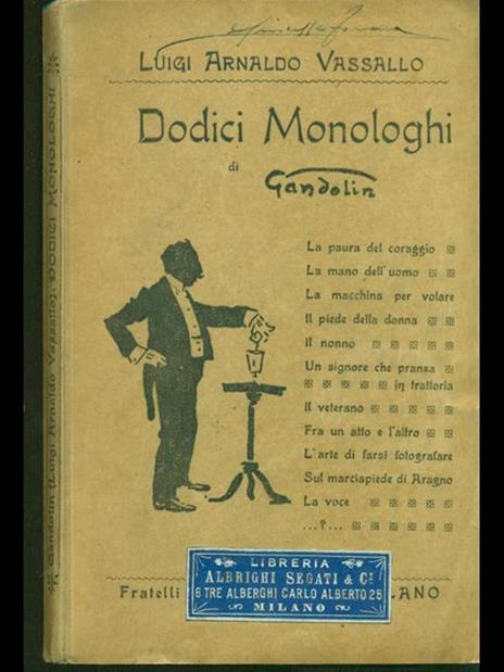 Dodici monologhi di Gandolin - Luigi A. Vassallo - 2