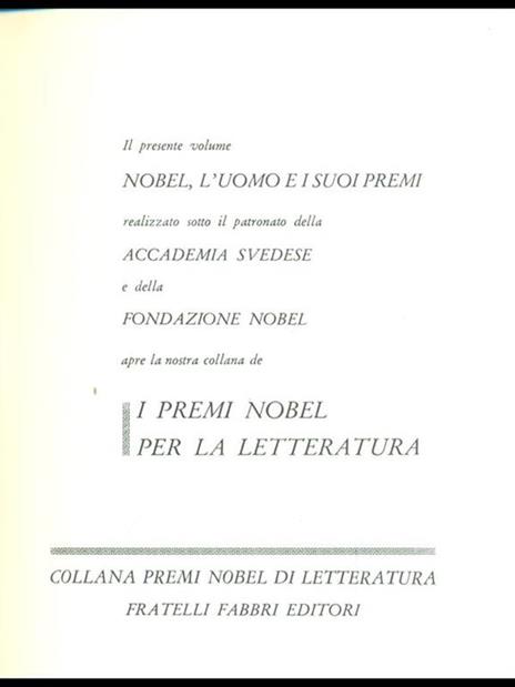 Nobel, l'uomo e i suoi premi - 9